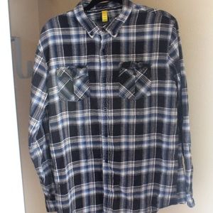SICK DARK BLUE FLANNEL